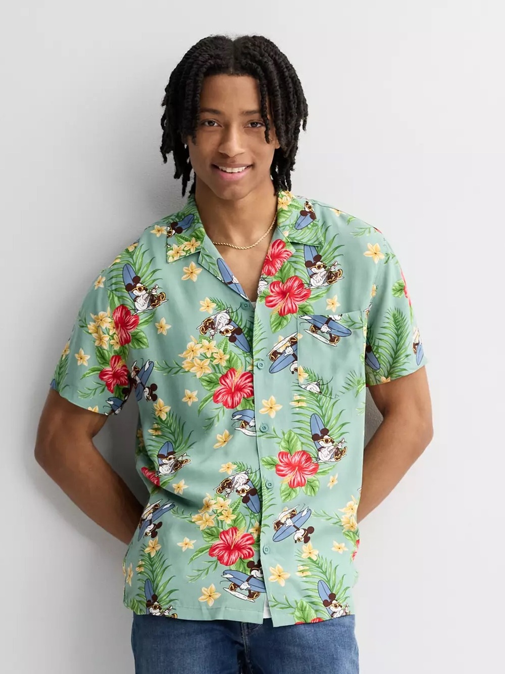 Disney Tropical Mickey Mouse Shirt